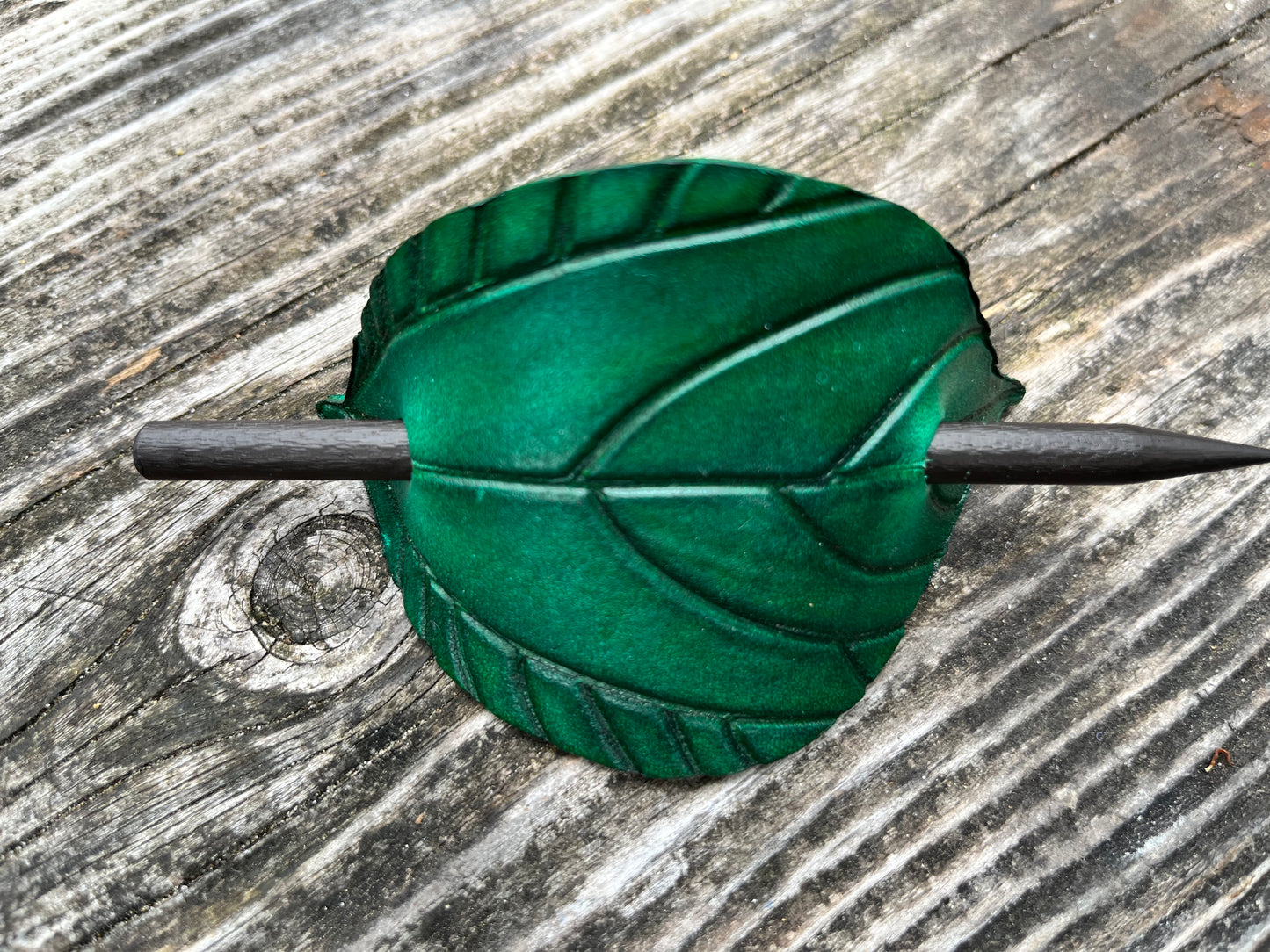 Aspen Leaf Hair Slide