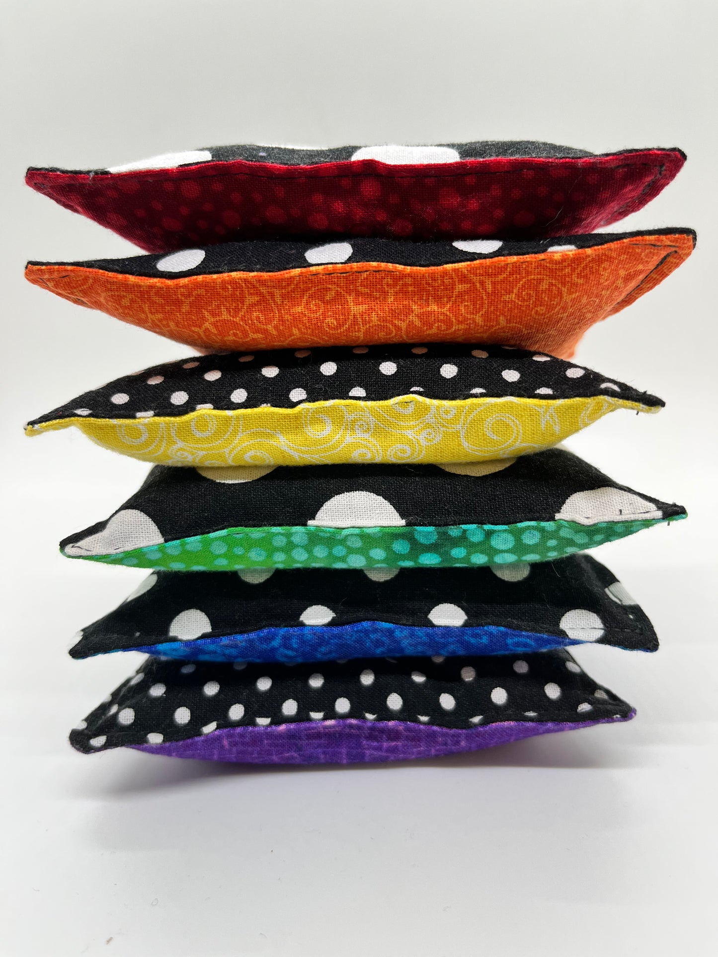 Double-sided Beanbags: rice-filled
