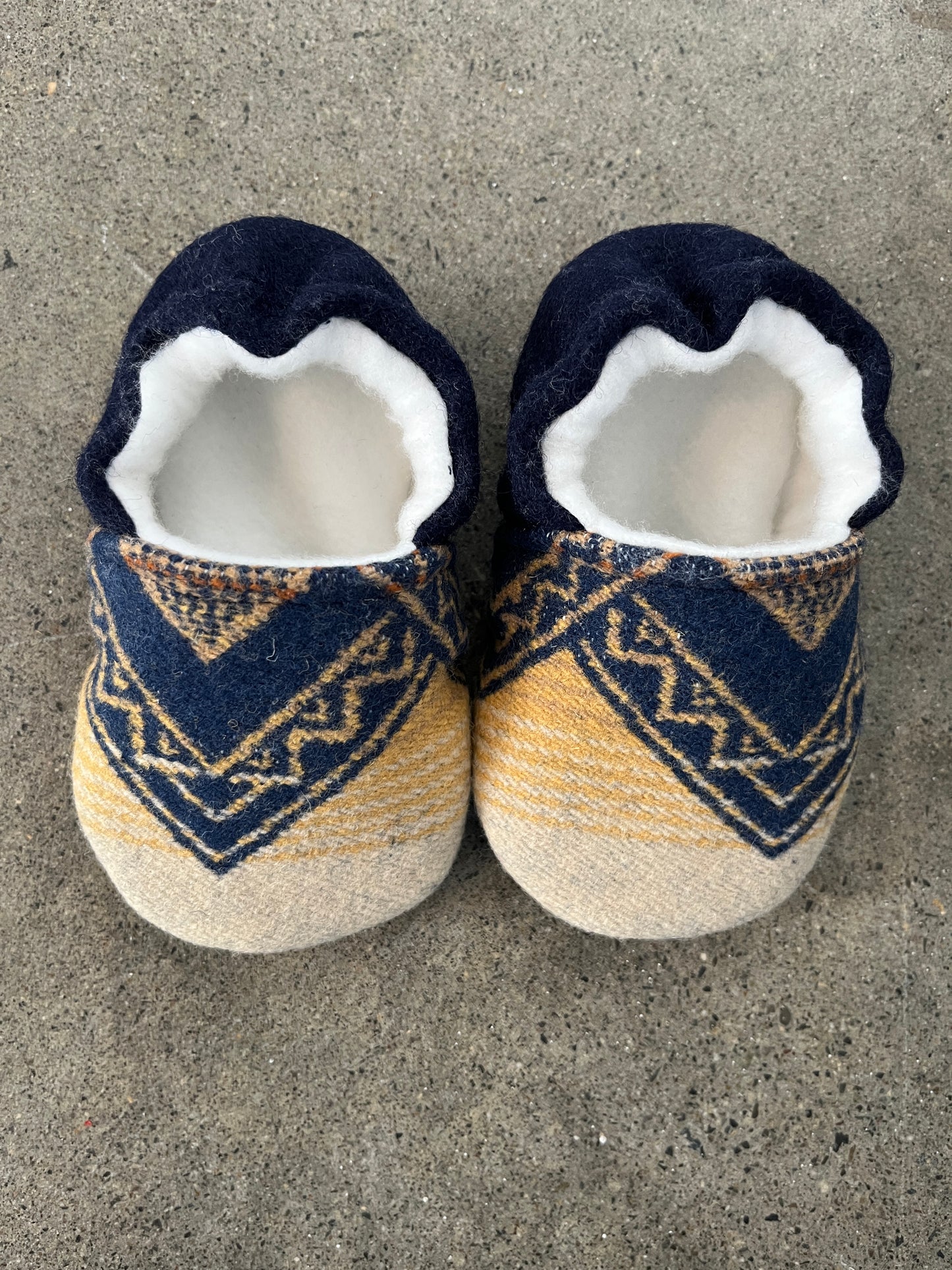 Wool booties size 6