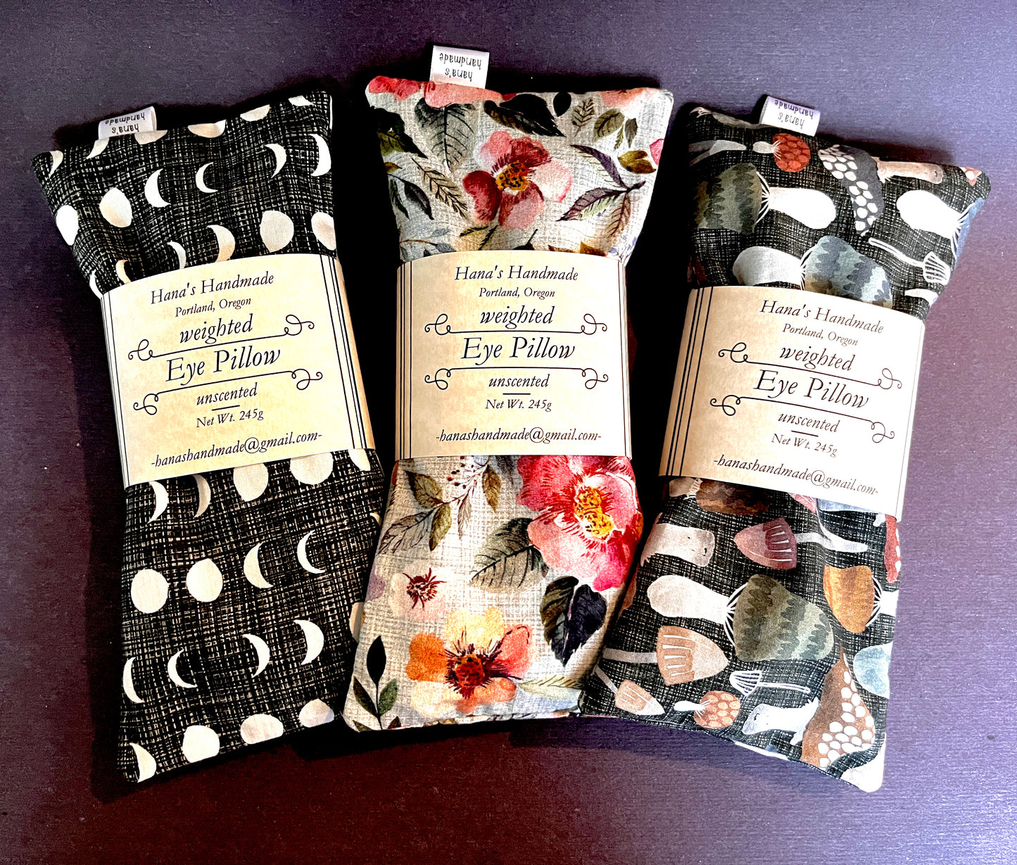 Weighted Eye Pillow: unscented