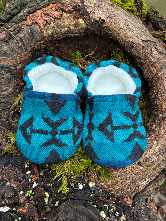 Wool booties