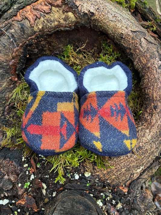 Wool booties