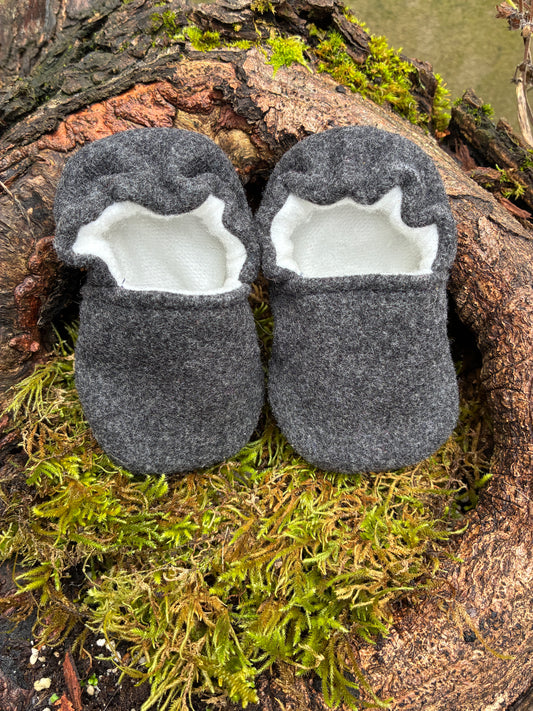 Wool booties